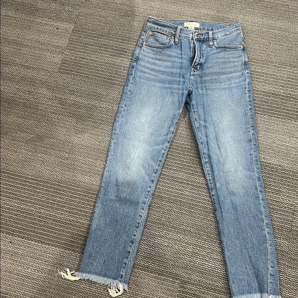 Madewell Classic Blue Denim Jeans worn once
